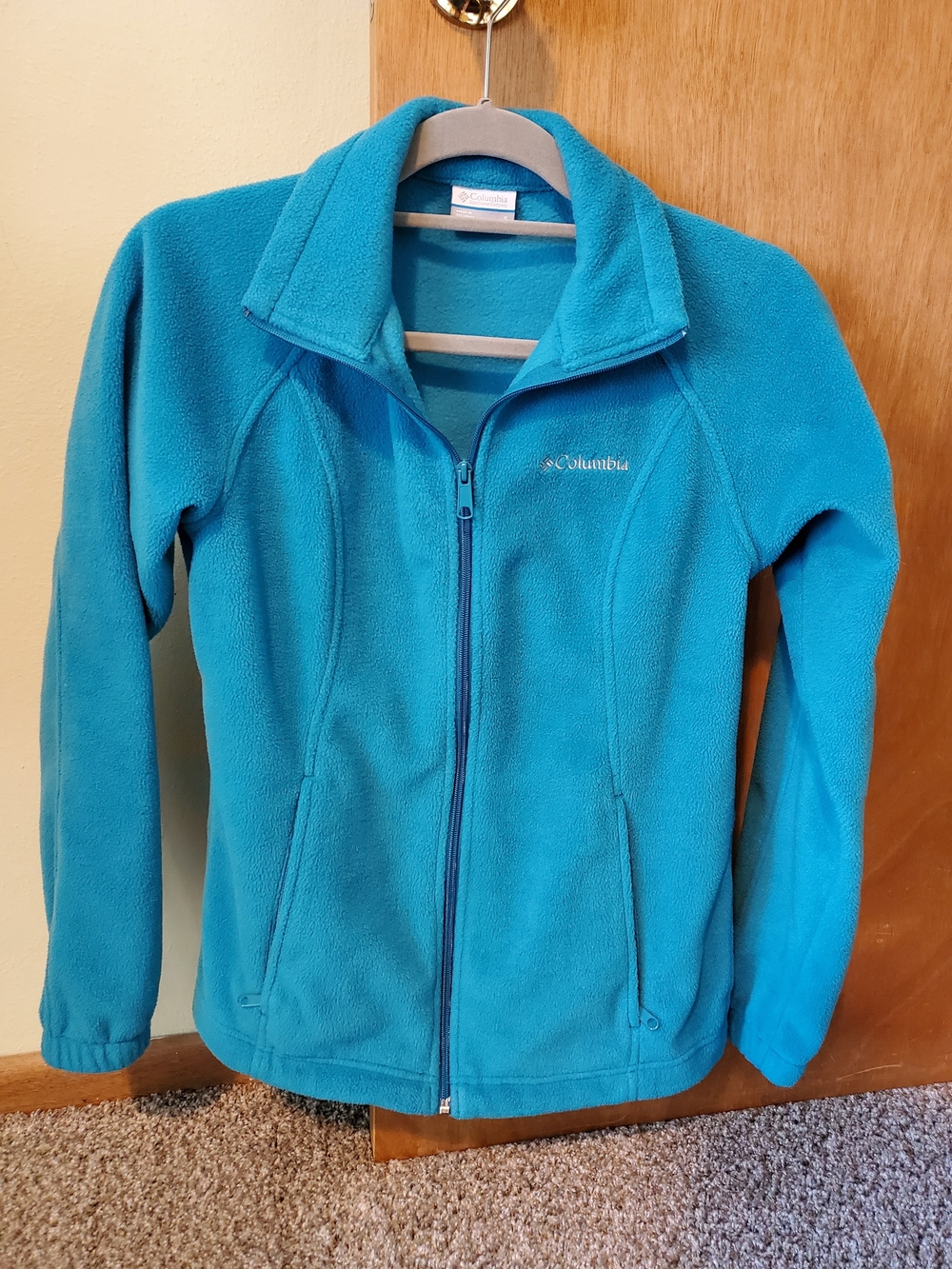 Columbia Women's Teal Full-Zip Fleece Jacket